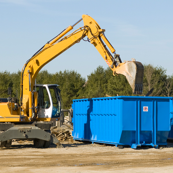 can i request a rental extension for a residential dumpster in Keshena WI